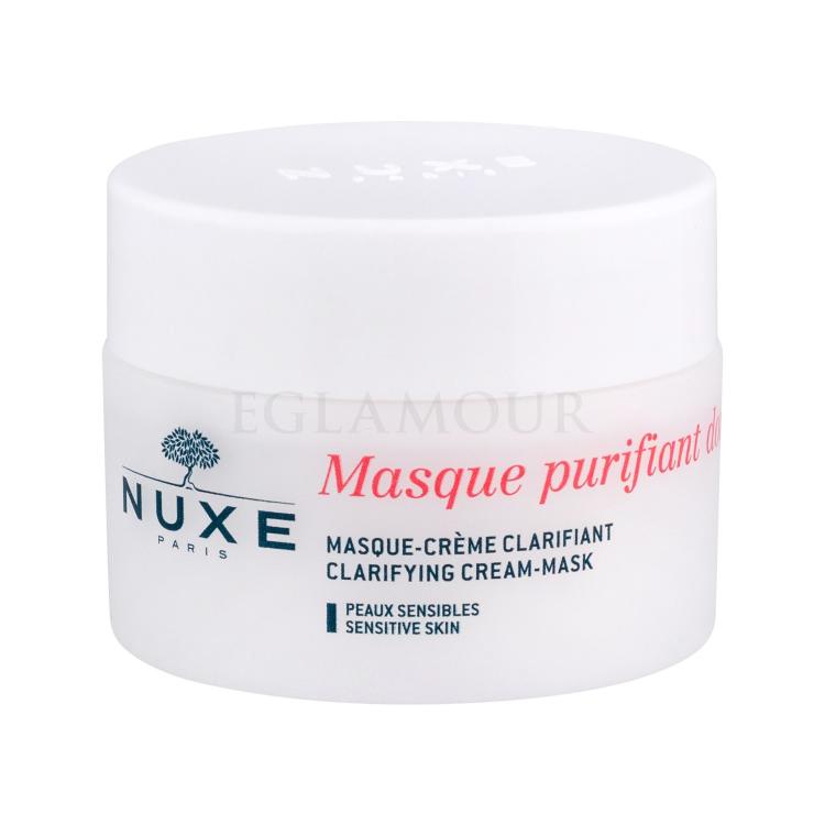 NUXE Rose Petals Cleanser Clarifying Cream-Mask Gesichtsmaske für Frauen 50 ml