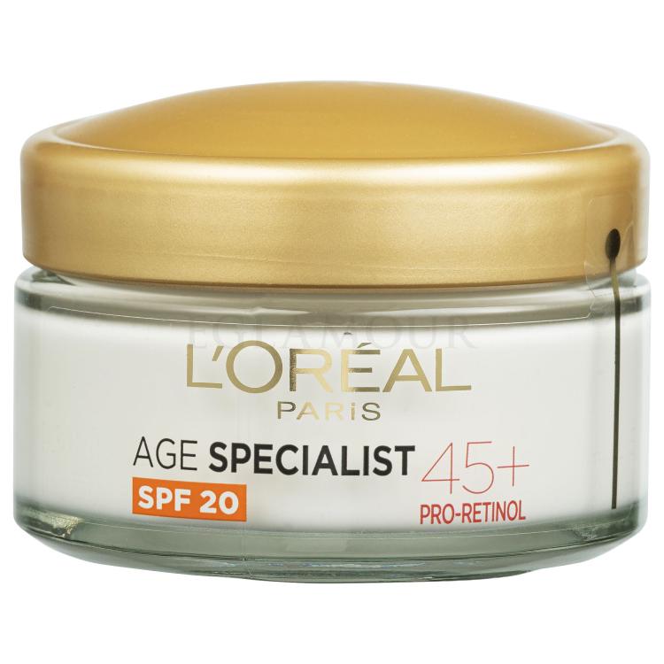 L&#039;Oréal Paris Age Specialist 45+ SPF20 Tagescreme für Frauen 50 ml