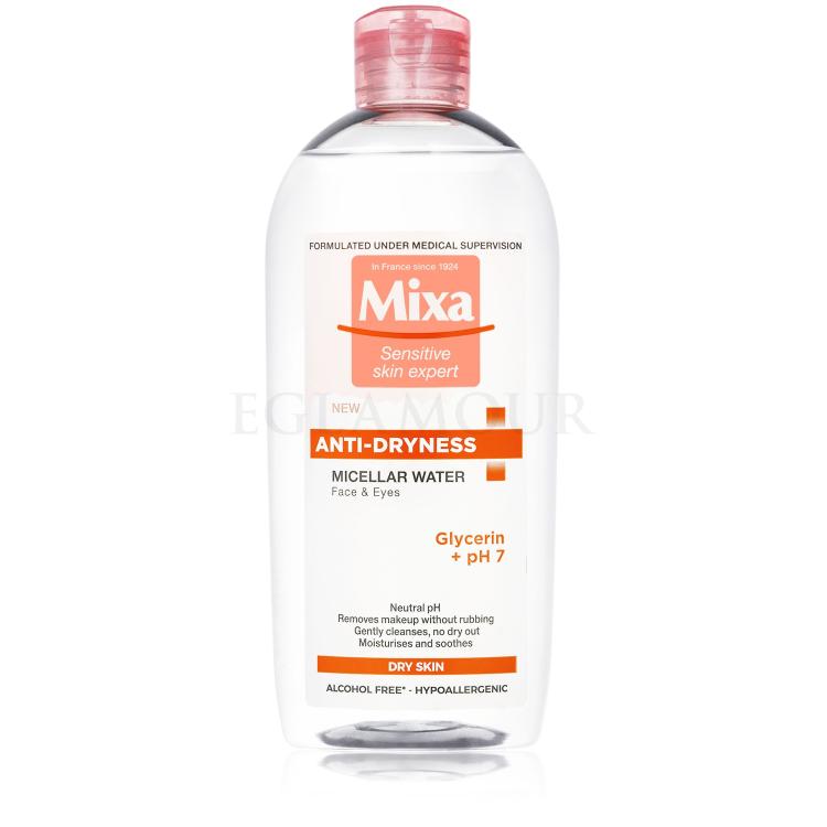 Mixa Anti-Dryness Mizellenwasser für Frauen 400 ml