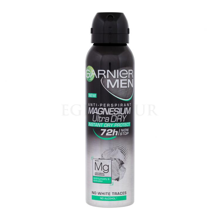 Garnier Men Magnesium Ultra Dry 72h Antiperspirant für Herren 150 ml