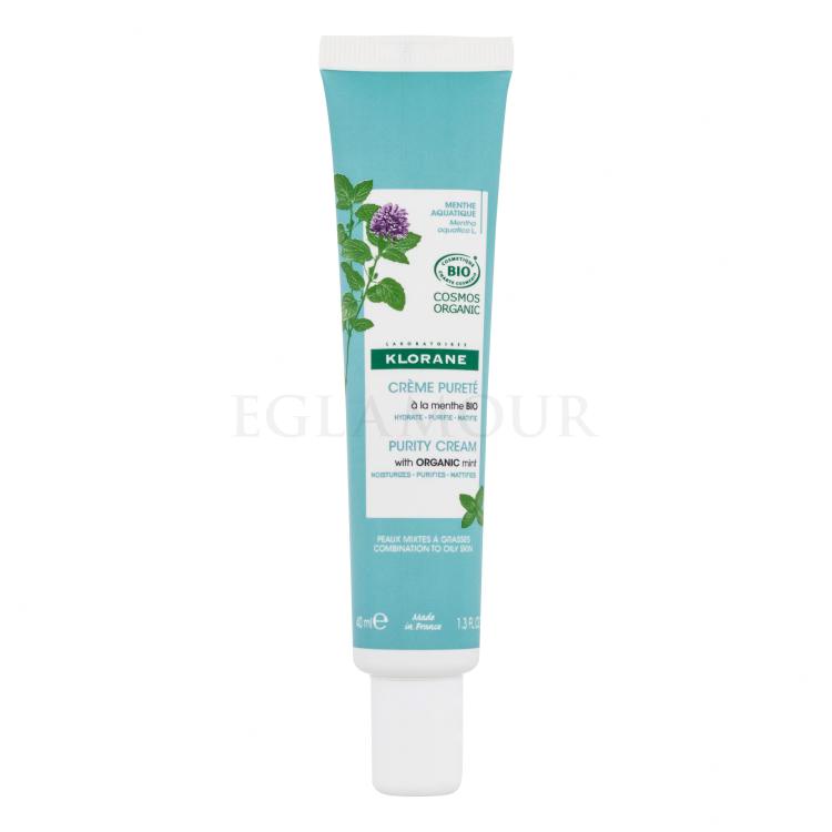 Klorane Aquatic Mint Purity Cream Tagescreme für Frauen 40 ml