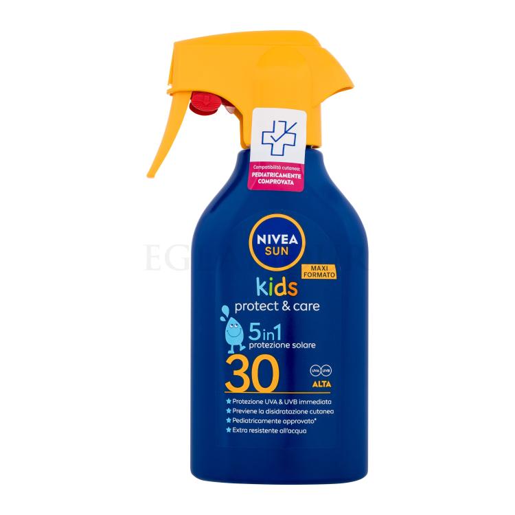 Nivea Sun Kids Protect &amp; Care Sun Spray 5 in 1 SPF30 Sonnenschutz für Kinder 270 ml