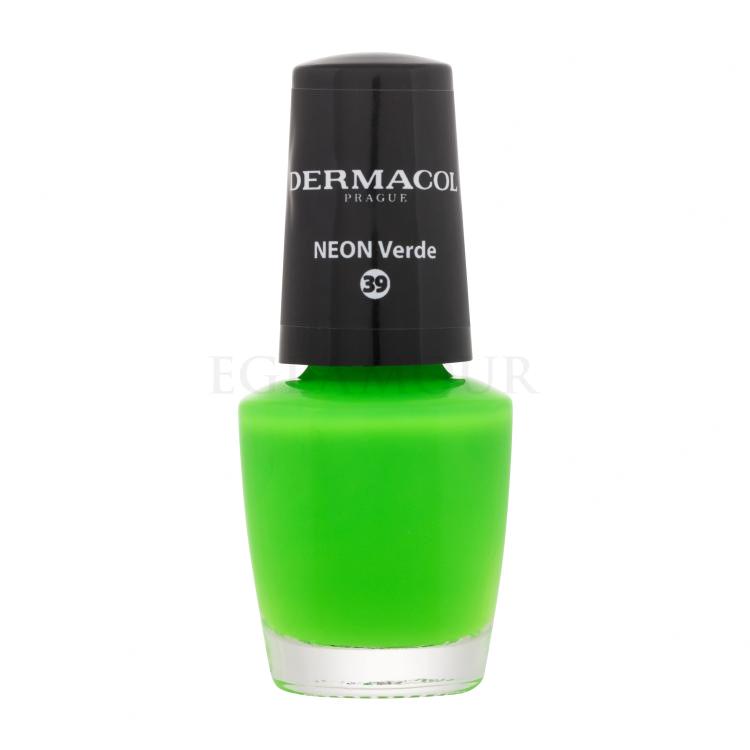 Dermacol Neon Nagellack für Frauen 5 ml Farbton  39 Neon Verde