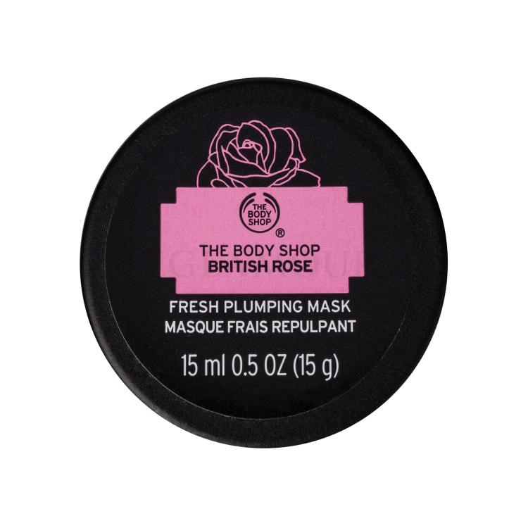 The Body Shop British Rose Fresh Plumping Mask Gesichtsmaske für Frauen 15 ml