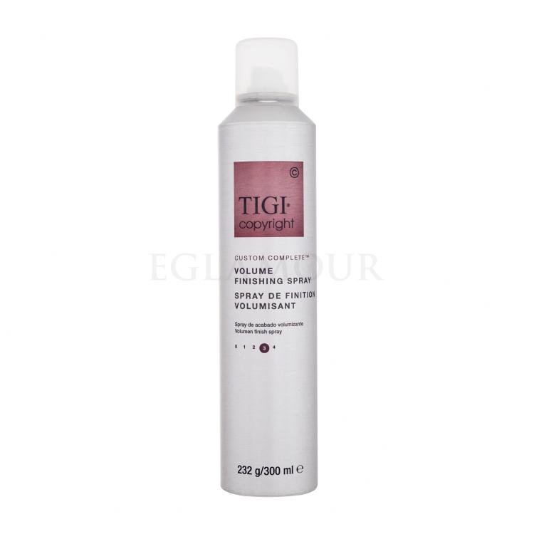 Tigi Copyright Custom Complete Volume Finishing Spray Haarspray für Frauen 300 ml