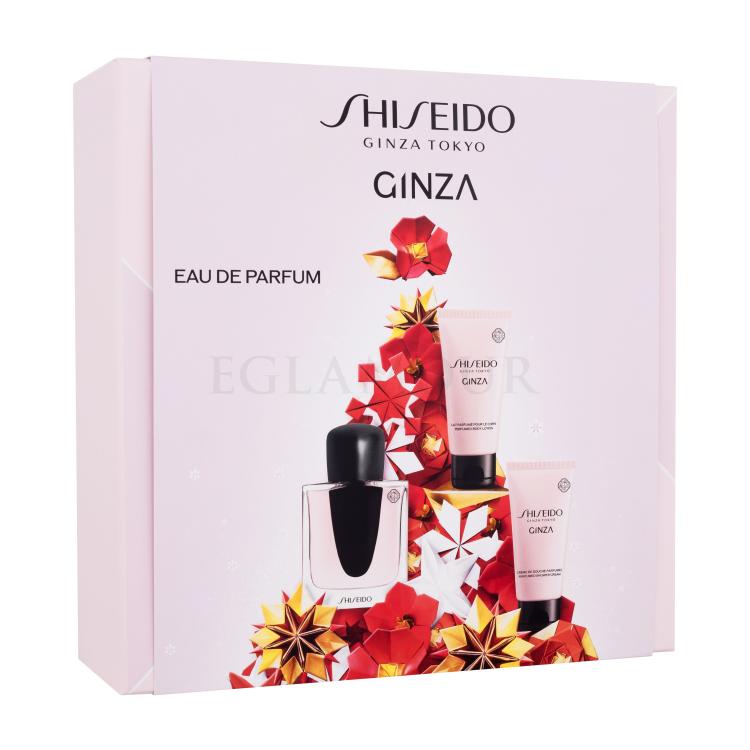 Shiseido Ginza Geschenkset Eau de Parfum 50 ml + Körpermilch 50 ml + Duschcreme 50 ml