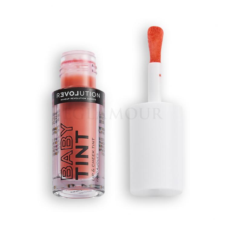 Revolution Relove Baby Tint Lip &amp; Cheek Lippenstift für Frauen 1,4 ml Farbton  Coral