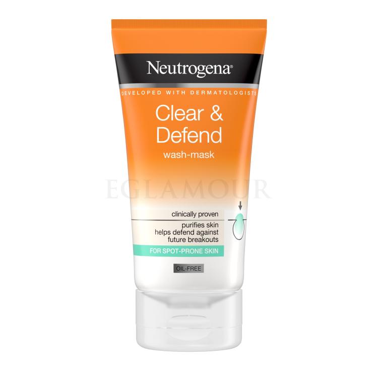 Neutrogena Clear &amp; Defend Wash-Mask Gesichtsmaske 150 ml