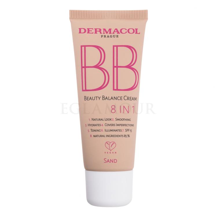 Dermacol BB Beauty Balance Cream 8 IN 1 SPF15 BB Creme für Frauen 30 ml Farbton  4 Sand