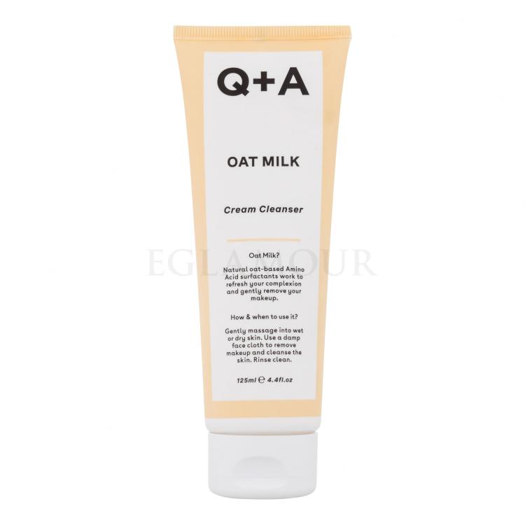 Q+A Oat Milk Cream Cleanser Reinigungscreme für Frauen 125 ml