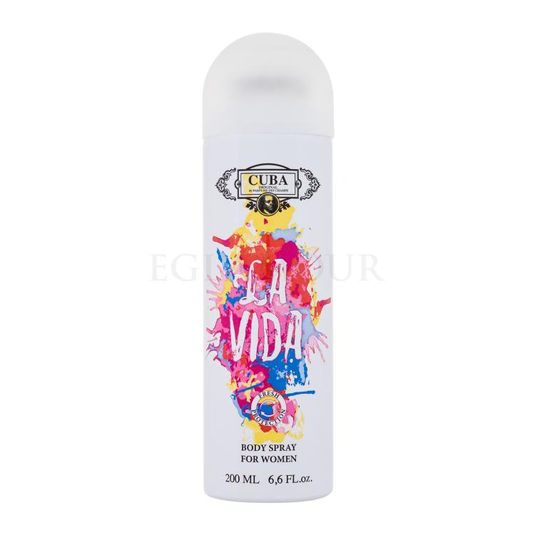 Cuba La Vida Deodorant für Frauen 200 ml