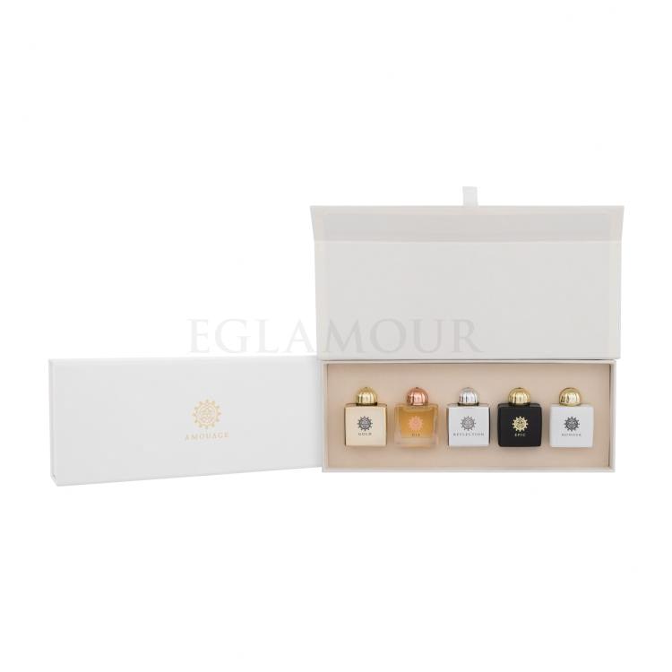 Amouage Mini Set Classic Collection Geschenkset Eau de Parfum Dia 7,5 ml + Eau de Parfum Reflection 7,5 ml + Eau de Parfum Honour 7,5 ml + Eau de Parfum Epic 7,5 ml + Eau de Parfum Gold 7,5 ml