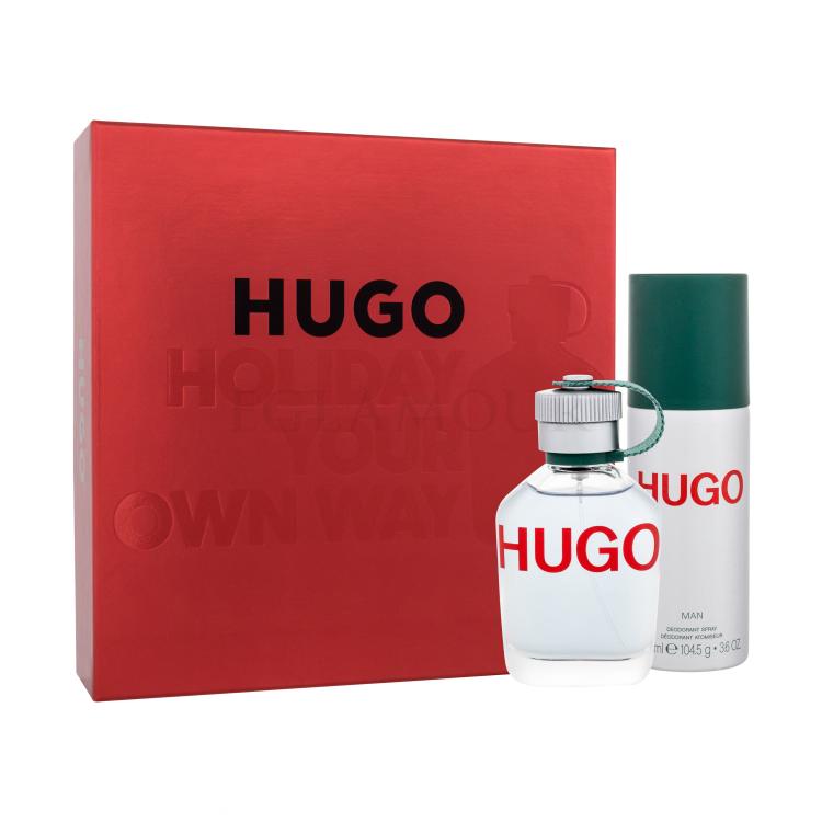HUGO BOSS Hugo Man SET1 Geschenkset Eau de Toilette 75 ml + Deodorant 150 ml