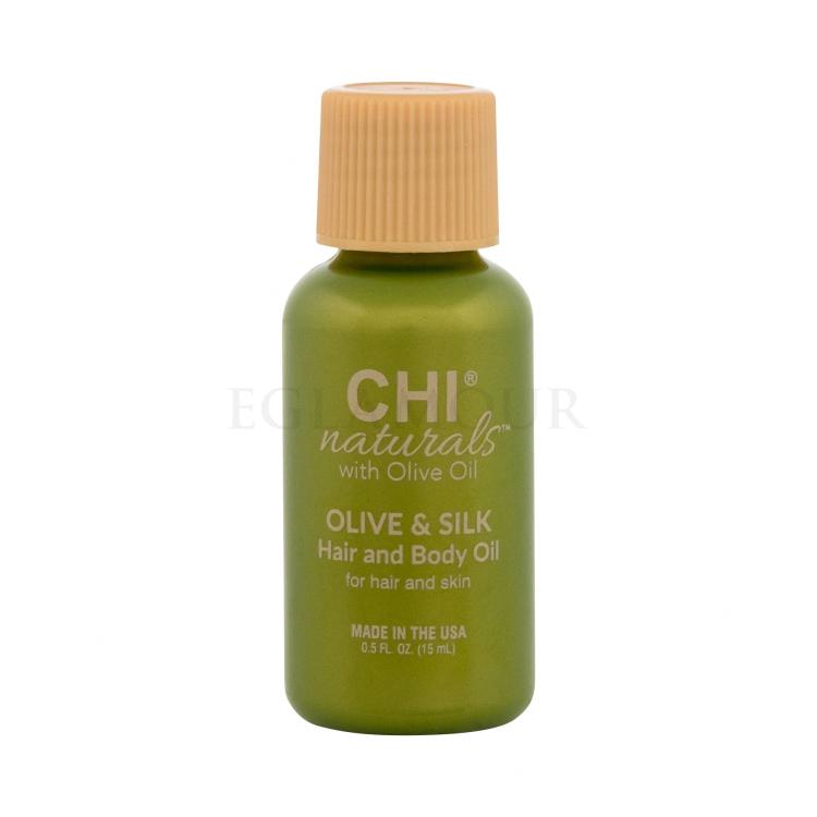 Farouk Systems CHI Olive Organics™ Olive &amp; Silk Hair And Body Oil Haaröl für Frauen 15 ml