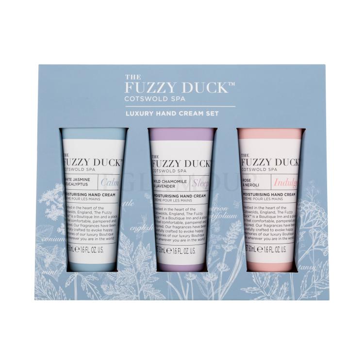 Baylis &amp; Harding The Fuzzy Duck Cotswold Spa Geschenkset Handcreme The Fuzzy Duck Cotswold Spa Calm 50 ml + Handcreme The Fuzzy Duck Cotswold Spa Sleep 50 ml + Handcreme The Fuzzy Duck Cotswold Spa Indulge 50 ml