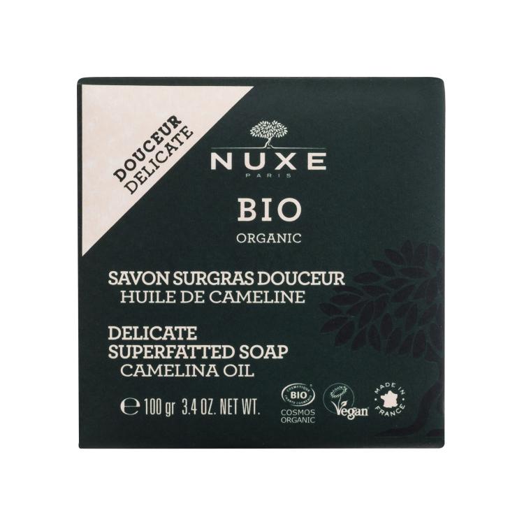 NUXE Bio Organic Delicate Superfatted Soap Camelina Oil Seife für Frauen 100 g