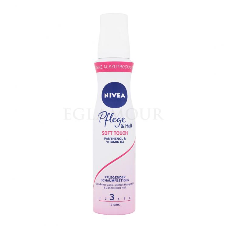 Nivea Care &amp; Hold Soft Touch Caring Mousse Haarfestiger für Frauen 150 ml
