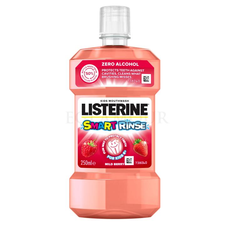 Listerine Smart Rinse Mild Berry Mouthwash Mundwasser für Kinder 250 ml