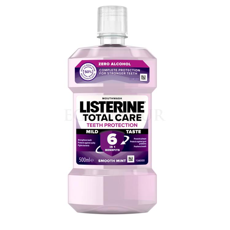 Listerine Total Care Teeth Protection Mild Taste Mouthwash 6 in 1 Mundwasser 500 ml
