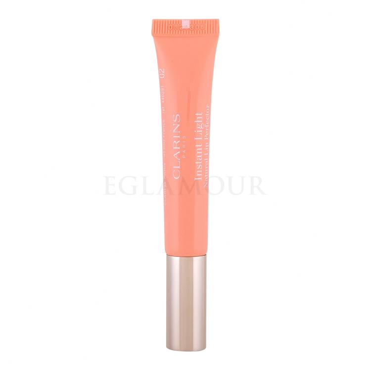 Clarins Instant Light Natural Lip Perfector Lipgloss für Frauen 12 ml Farbton  02 Apricot Shimmer