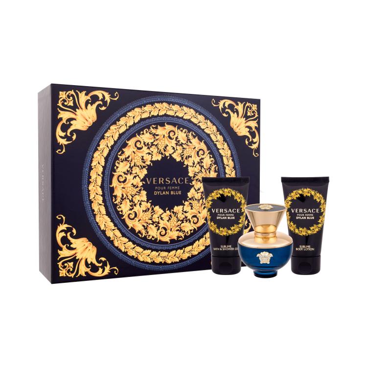 Versace Pour Femme Dylan Blue Geschenkset Eau de Parfum 50 ml + Körpermilch 50 ml + Duschgel 50 ml