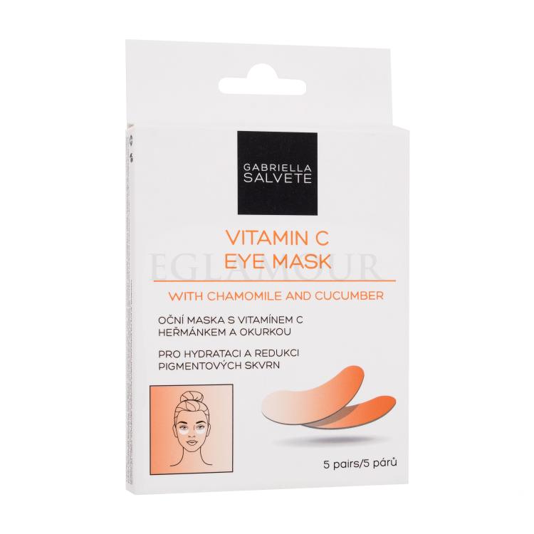 Gabriella Salvete Vitamin C Eye Mask Augenmaske für Frauen 5 St.