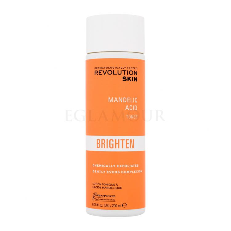 Revolution Skincare Brighten Mandelic Acid Toner Gesichtswasser und Spray für Frauen 200 ml