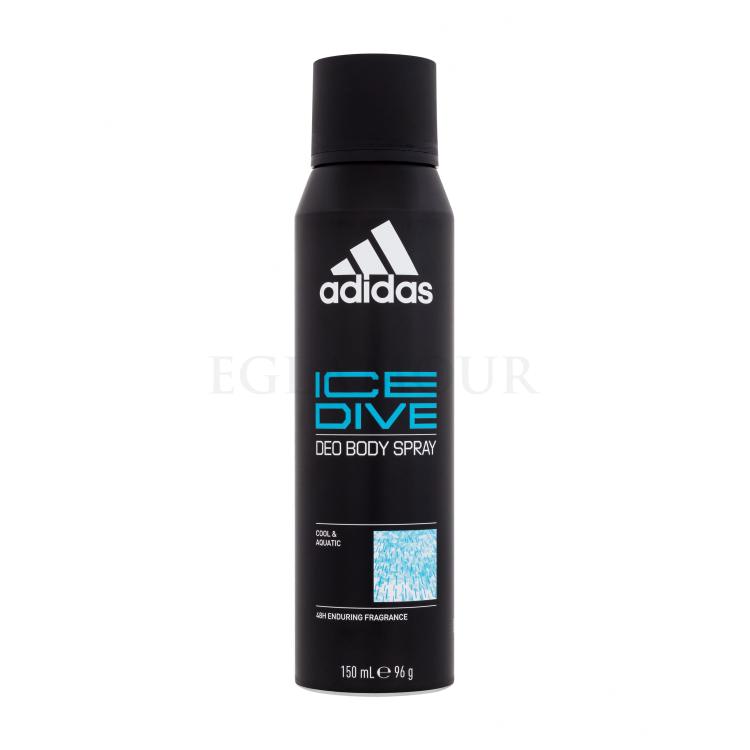 Adidas Ice Dive Deo Body Spray 48H Deodorant für Herren 150 ml