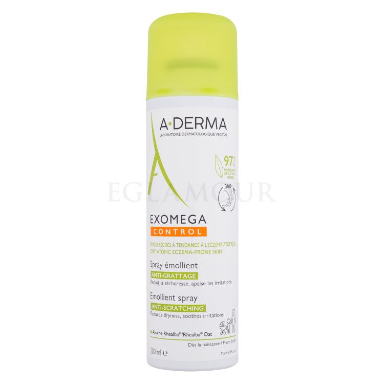 A-Derma Exomega Control Emollient Spray Gesichtswasser und Spray 200 ml