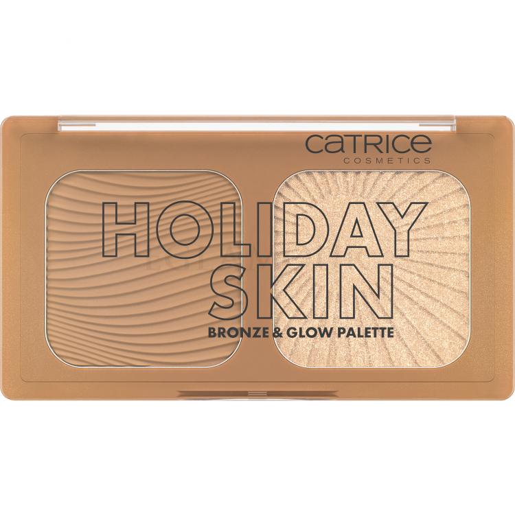 Catrice Holiday Skin Bronze &amp; Glow Palette Contouring Palette für Frauen 5,5 g Farbton  010