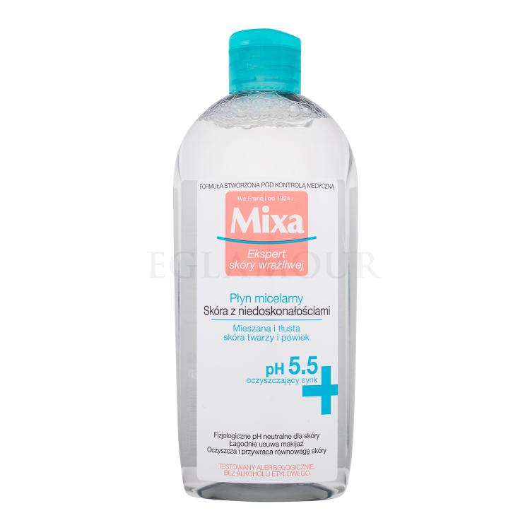 Mixa Anti-Imperfection pH 5.5 Mizellenwasser für Frauen 400 ml