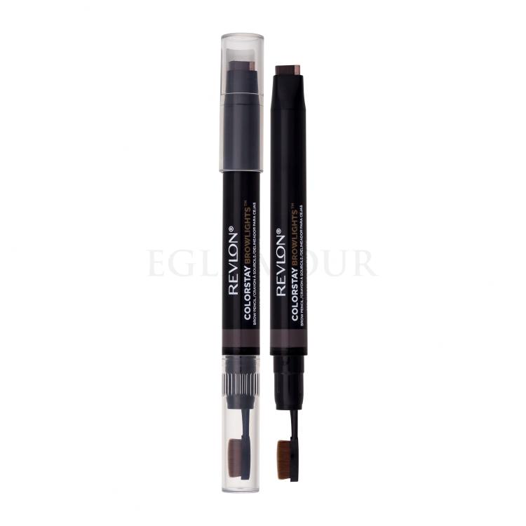 Revlon Colorstay Browlights Pomade Pencil Augenbrauenstift für Frauen 1,1 g Farbton  409 Grey Brown