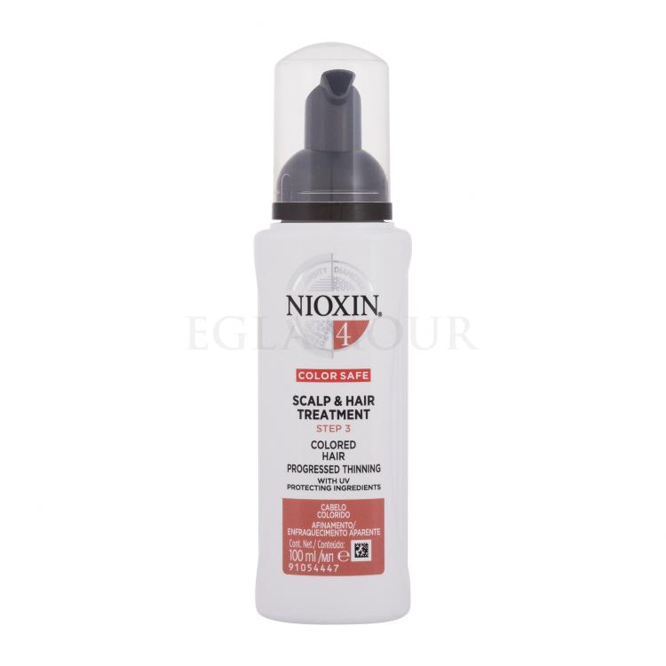 Nioxin System 4 Color Safe Scalp &amp; Hair Treatment Pflege ohne Ausspülen für Frauen 100 ml