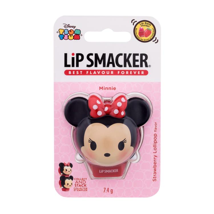 Lip Smacker Disney Minnie Mouse Strawberry Lollipop Lippenbalsam für Kinder 7,4 g