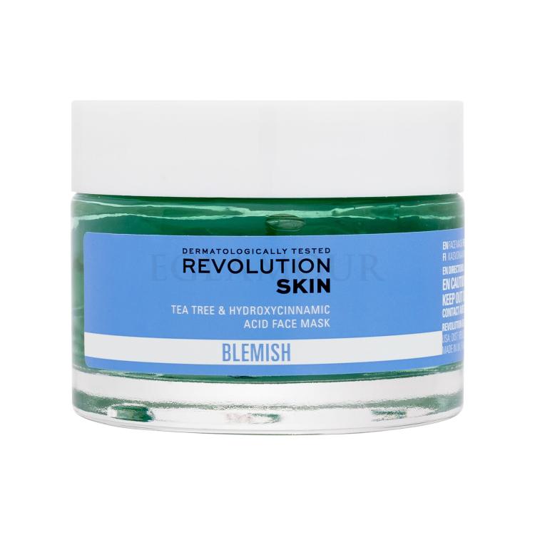 Revolution Skincare Blemish Tea Tree &amp; Hydroxycinnamic Acid Face Mask Gesichtsmaske für Frauen 50 ml