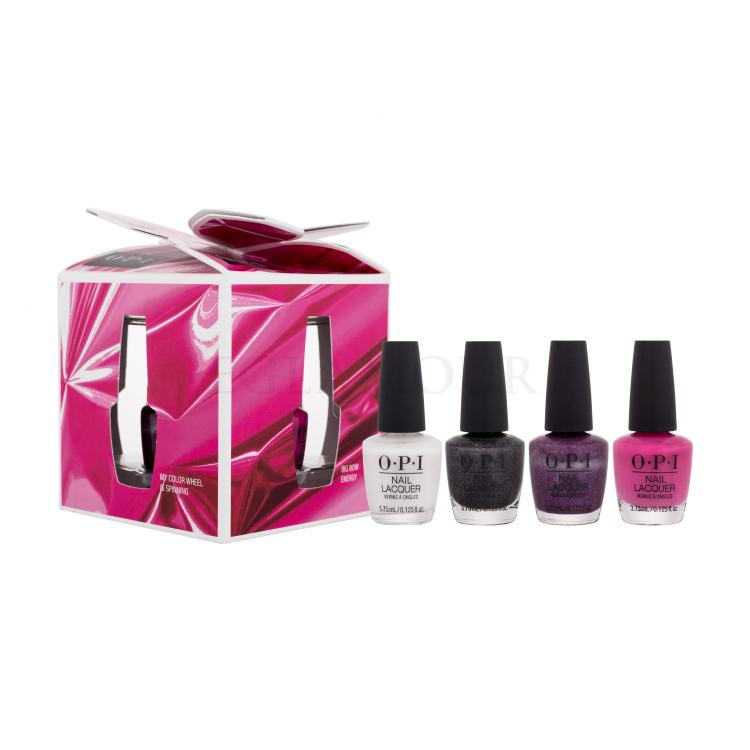 OPI Holiday Celebration Collection Geschenkset Nagellack Nail Lacquer 3,75 ml Snow Day In LA + Nagellack Nail Lacquer 3,75 ml Big Bow Energy + Nagellack Nail Lacquer 3,75 ml My Color Wheel In Spinning + Nagellack Nail Lacquer 3,75 ml Turn Bright After Sunset