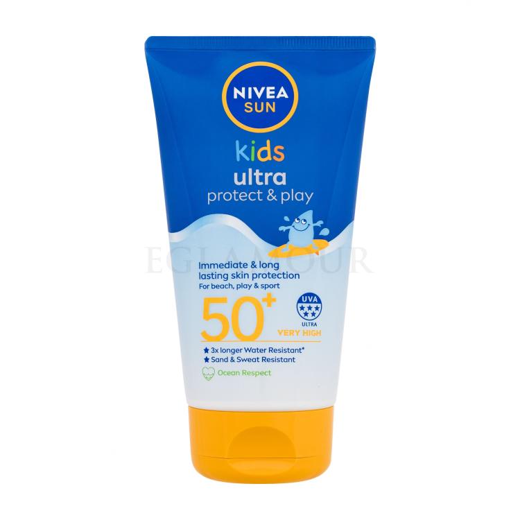 Nivea Sun Kids Ultra Protect &amp; Play SPF50+ Sonnenschutz für Kinder 150 ml