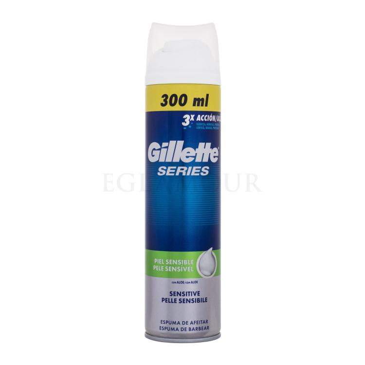 Gillette Series Sensitive Rasierschaum für Herren 300 ml