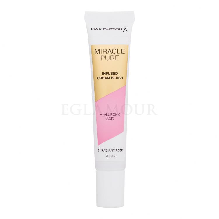 Max Factor Miracle Pure Infused Cream Blush Rouge für Frauen 15 ml Farbton  01 Radiant Rose