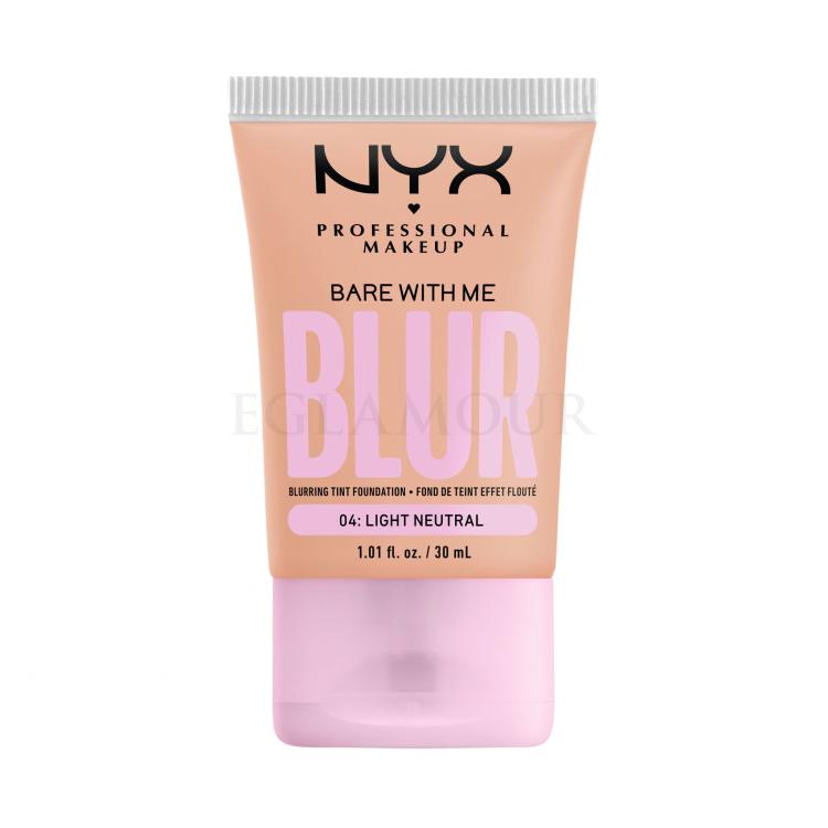 NYX Professional Makeup Bare With Me Blur Tint Foundation Foundation für Frauen 30 ml Farbton  04 Light Neutral