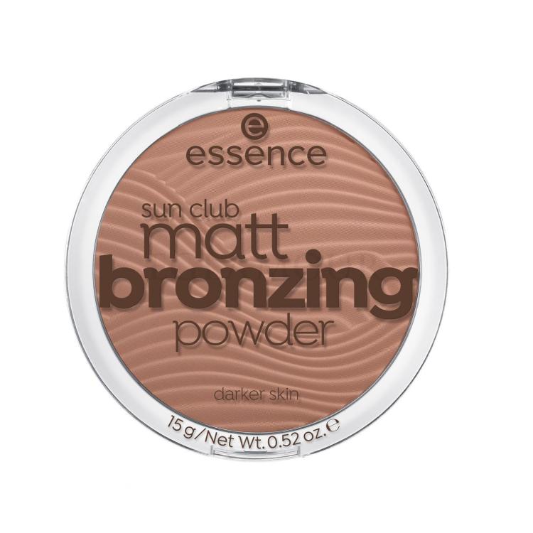 Essence Sun Club Matt Bronzing Powder Bronzer für Frauen 15 g Farbton  02 Sunny
