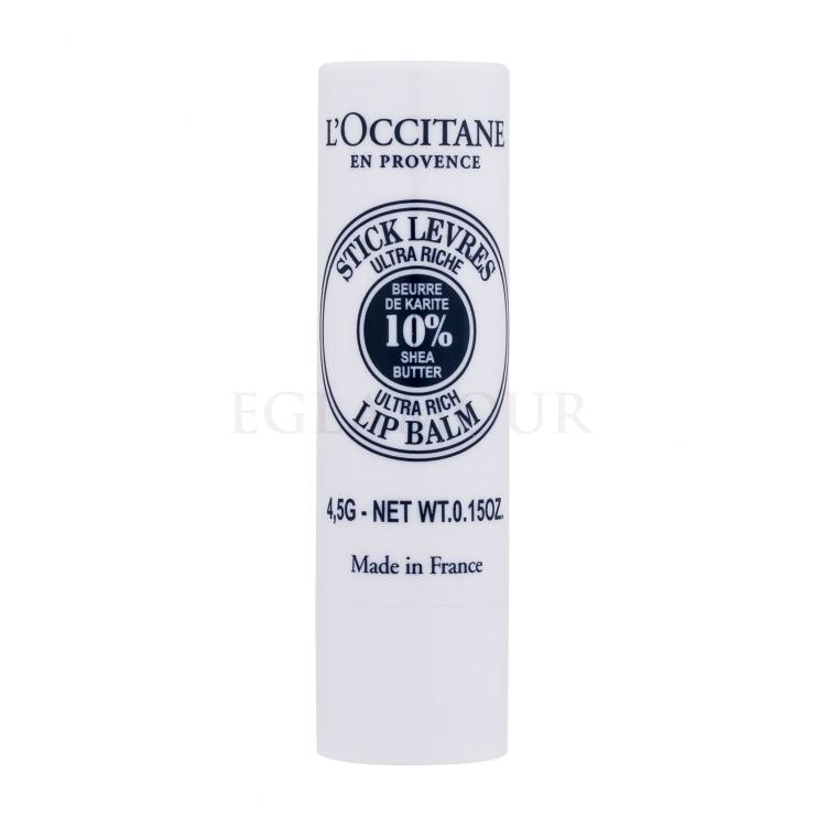 L&#039;Occitane Shea Butter Ultra Rich Lip Balm Stick Lippenbalsam für Frauen 4,5 g