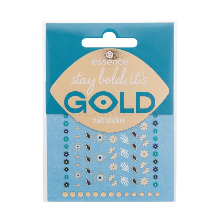 Essence Nail Stickers Stay Bold, It&#039;s Gold Nagelschmuck für Frauen Set