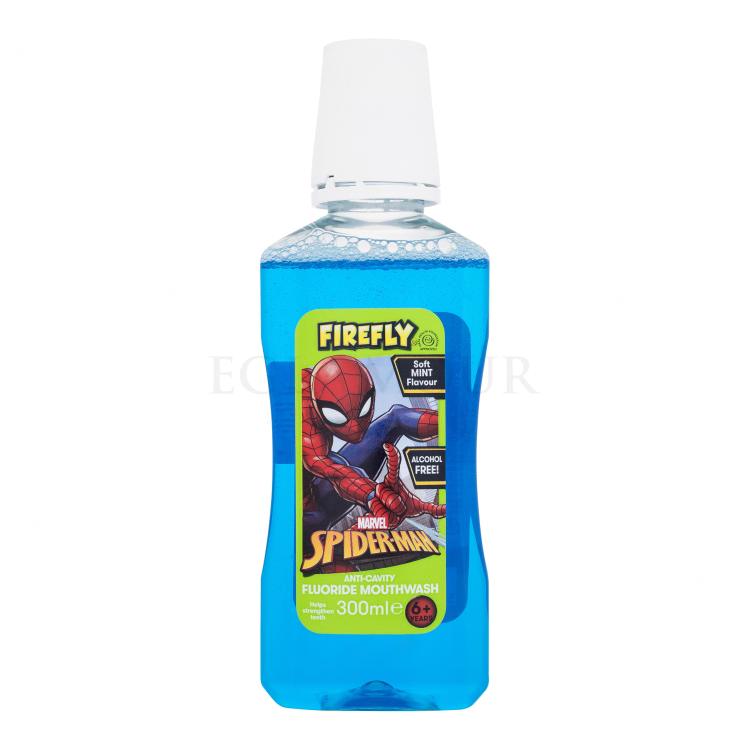 Marvel Spiderman Firefly Anti-Cavity Fluoride Mouthwash Mundwasser für Kinder 300 ml