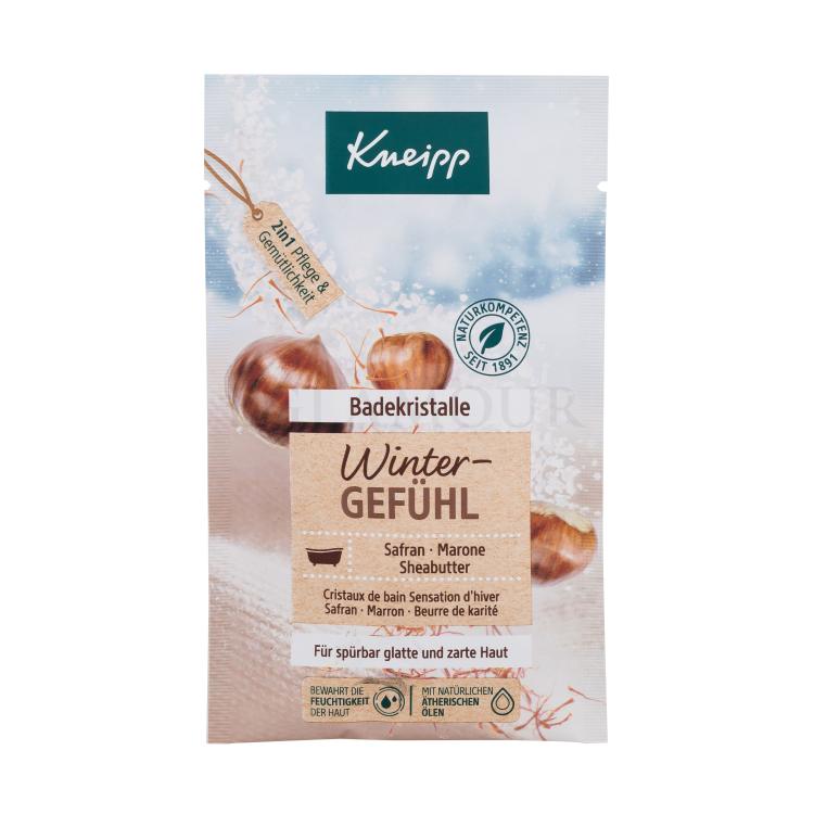 Kneipp Winter Feeling Saffron, Chestnut and Shea Butter Badesalz für Frauen 60 g