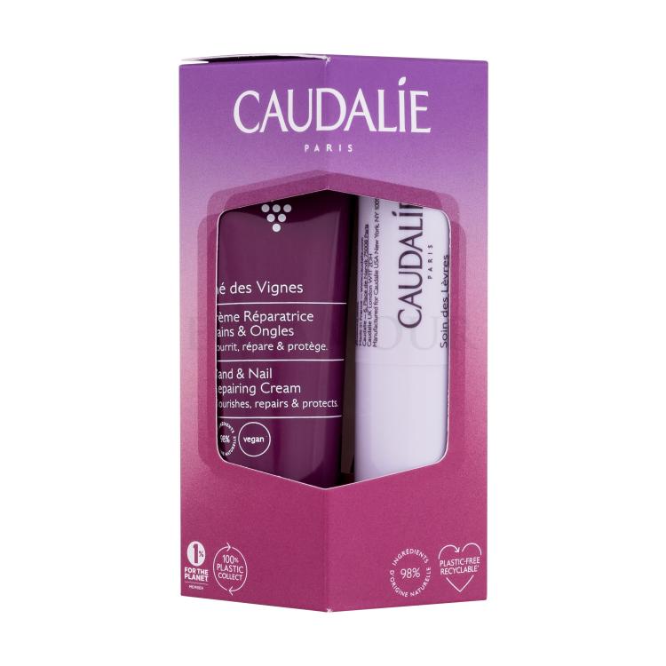 Caudalie Thé Des Vignes Hand &amp; Lip Duo Geschenkset Handcreme Thé Des Vignes Hand &amp; Nail Repairing Cream 30 ml + Lippenbalsam Lip Conditioner 4,5 g