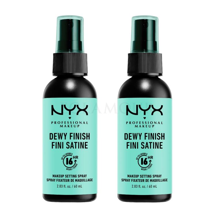 Set Make-up Fixierer NYX Professional Makeup Dewy Finish