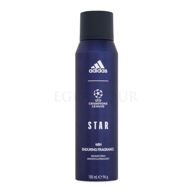 Adidas UEFA Champions League Star Aromatic &amp; Citrus Scent Deodorant für Herren 150 ml