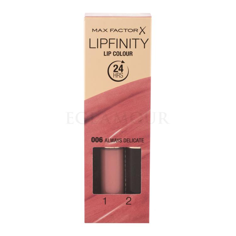 Max Factor Lipfinity Lip Colour Lippenstift für Frauen 4,2 g Farbton  006 Always Delicate