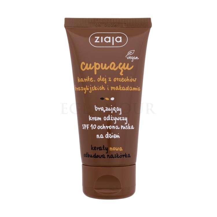 Ziaja Cupuacu Bronzing Nourishing Cream SPF10 Selbstbräuner für Frauen 50 ml